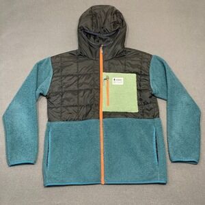 Cotopaxi Trico Hybrid Men's Medium Jacket Graphite / Blue Spruce Full Zip Hooded